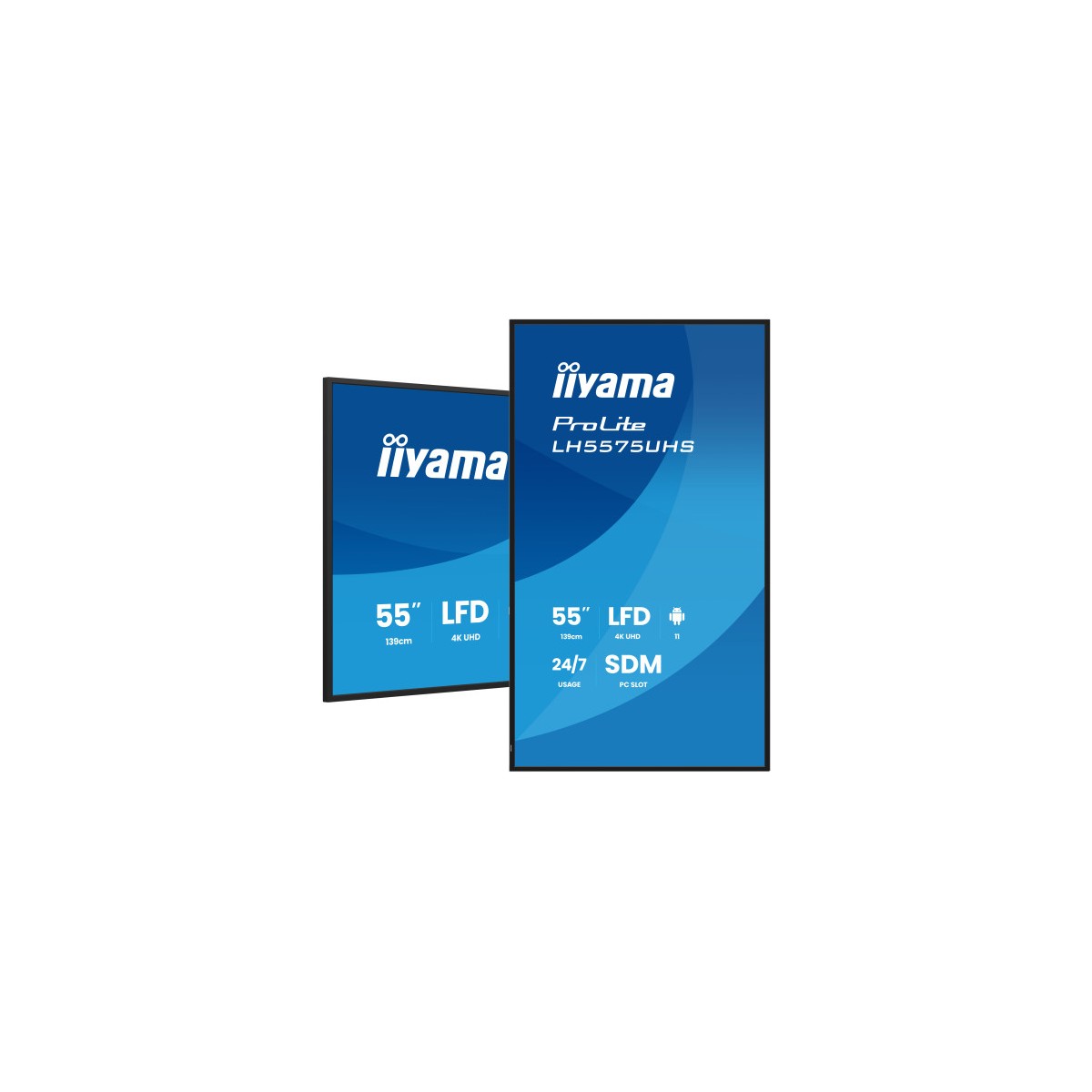 MONITOR TACTIL IIYAMA 55 3840X2160 UHD VA 500CD M2 HORIZ VERTFAILOVERMM 2X 10W HDMI 3X DP DP OUT USB 20 X2 WIFI LAN MEDIA PLAY 