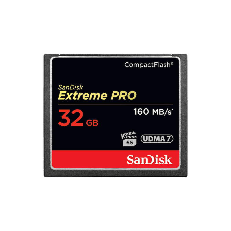 Sandisk 32GB Extreme Pro CF 160MB s memoria flash CompactFlash