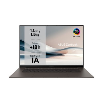 ASUS Zenbook S 16 OLED UM5606WA RK320W Copilot PC Ordenador Portatil 16 WQXGA 120Hz AMD Ryzen AI 9 370 32GB RAM 1TB SSD Radeon 