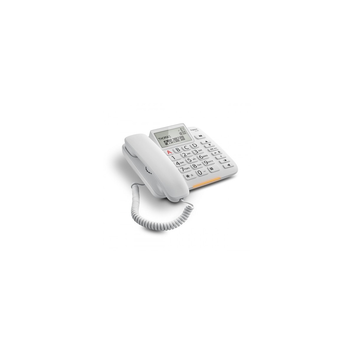 Gigaset DL380 Telefono analogico Blanco Identificador de llamadas