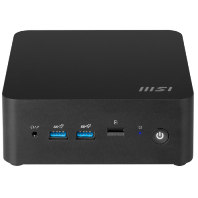 MSI CUBI NUC 1MG 238BEU PC estacion de trabajo barebone 084L sized PC Negro 120U Intel SoC