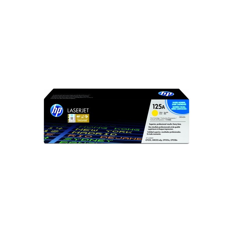 HP 125A TONER HP125A AMARILLO CB542A