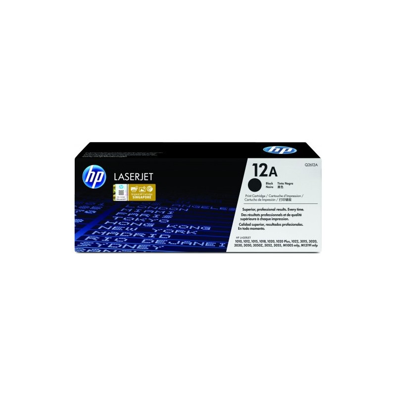 HP 12A TONER HP12A NEGRO Q2612A