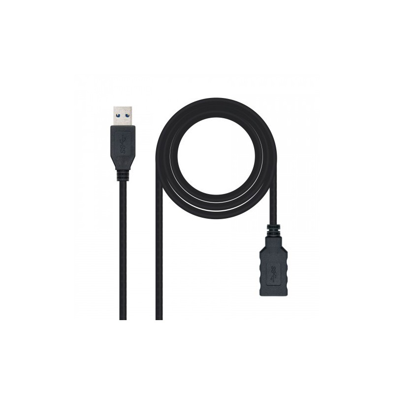 Nanocable CABLE USB 30 TIPO A M A H NEGRO 20 M