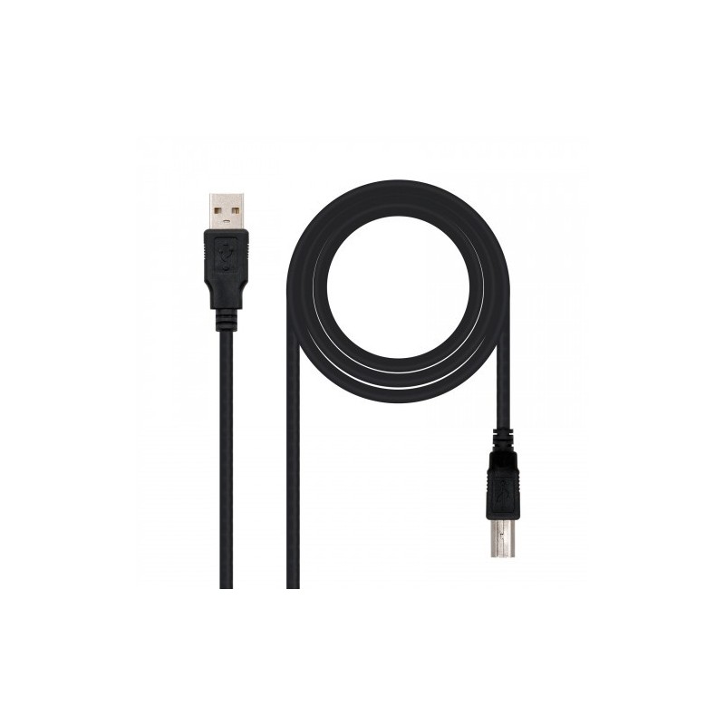 Nanocable CABLE USB 20 IMPRESORA TIPO A M B M NEGRO 18 M