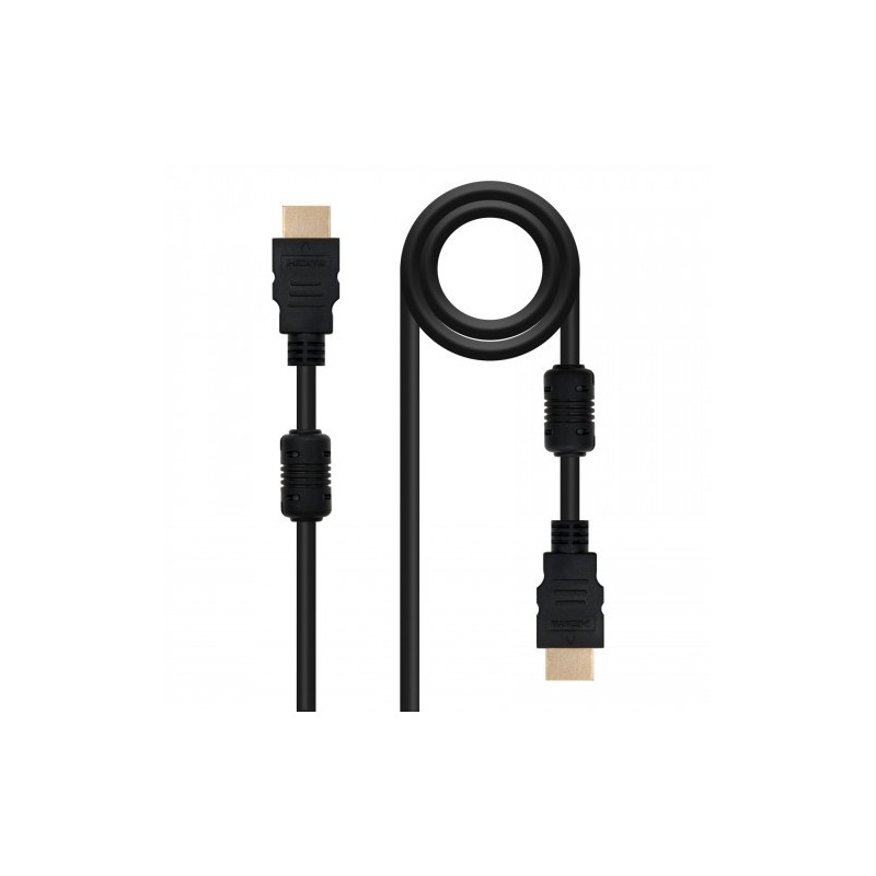 Nanocable CABLE HDMI V14 ALTA VELOCIDAD HEC CON FERRITA A M A M 10 M