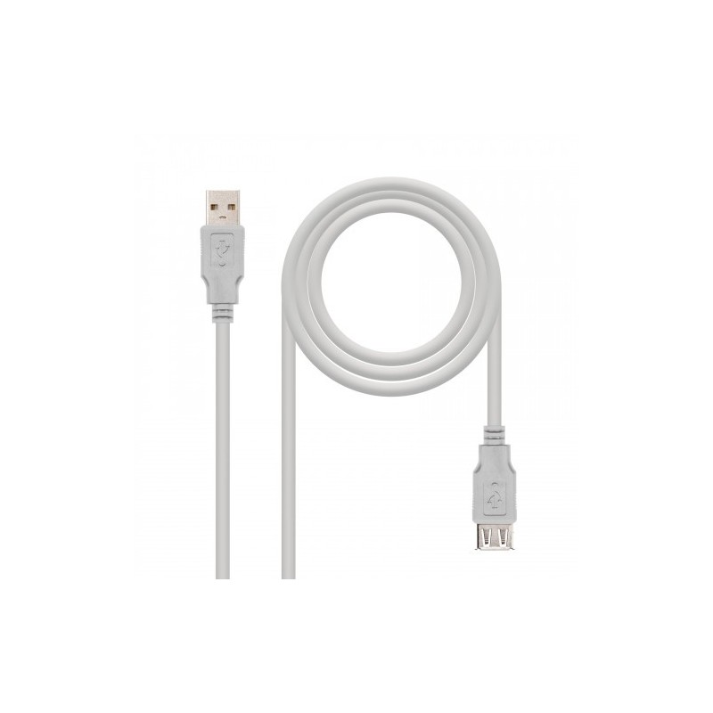 Nanocable CABLE USB 20 TIPO A M A H BEIGE 10M