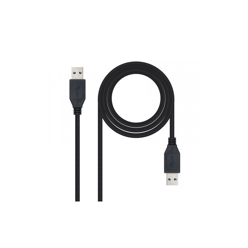 Nanocable 10011002 BK cable USB 2 m USB 32 Gen 1 31 Gen 1 USB A Negro