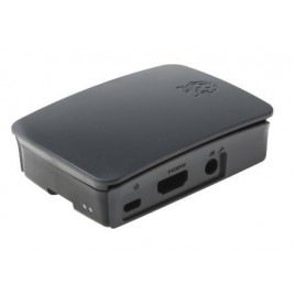 RASPBERRY CAJA PARA RASPBERRY OFICIAL PI 3 NEGRO GRIS 9098138