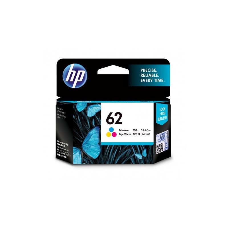 HP 62 CARTUCHO DE TINTA HP62 TRICOLOR C2P06AE