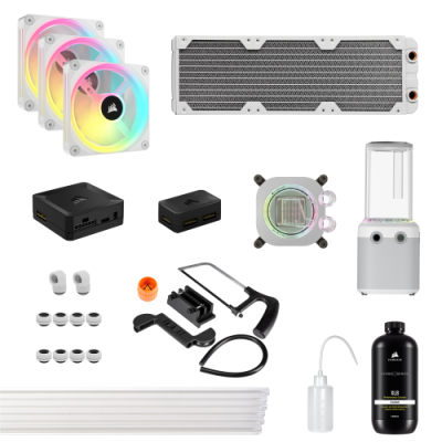 Corsair XH405i Procesador Kit de refrigeracion liquida Blanco