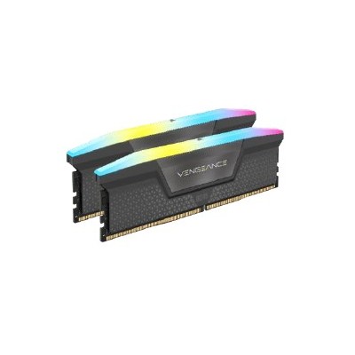 MEMORIA CORSAIR DDR5 64GB 2X32GB PC6400 VENGEANCE RGB CMH64GX5M2B6000Z28