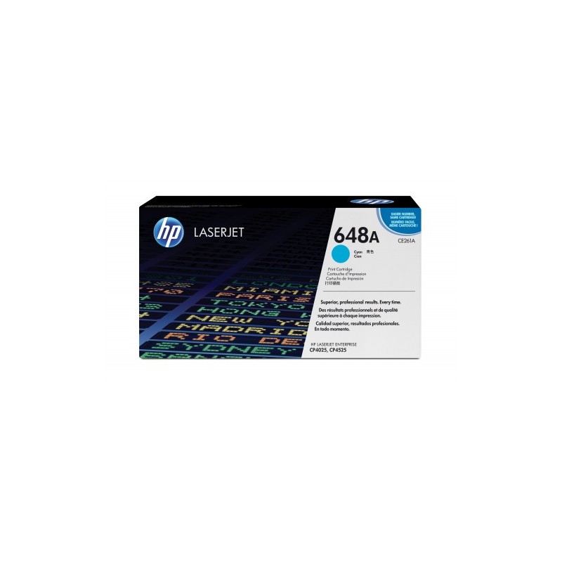 HP 648A TONER HP648A CIAN CE261A