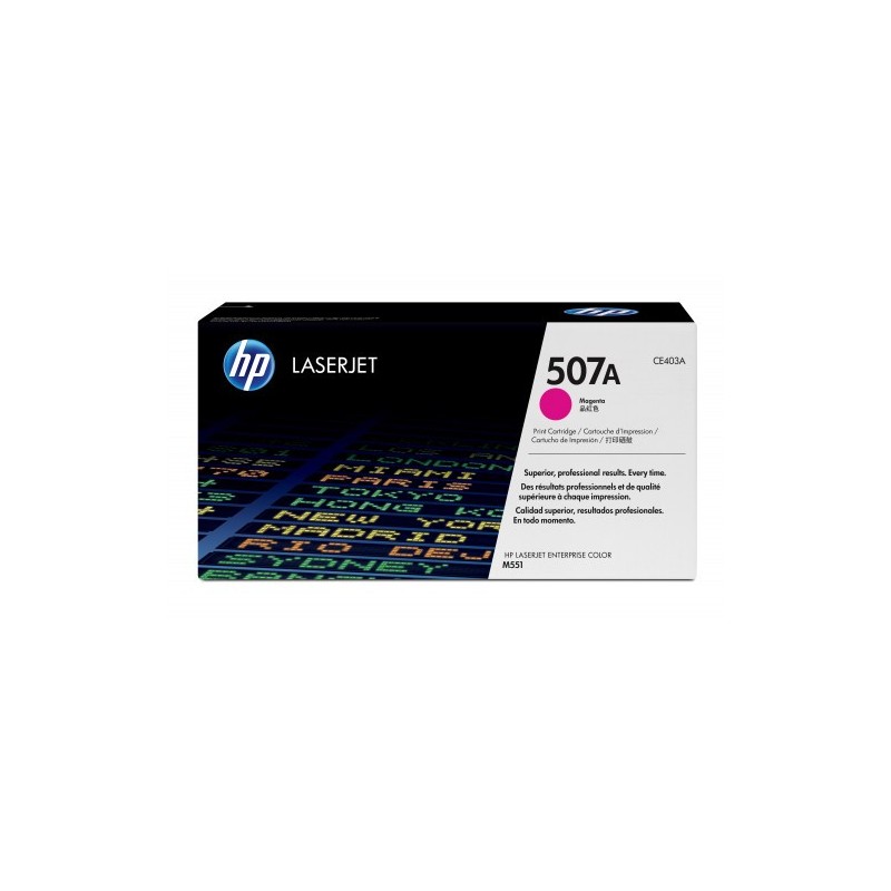 HP 507A TONER HP507A MAGENTA CE403A