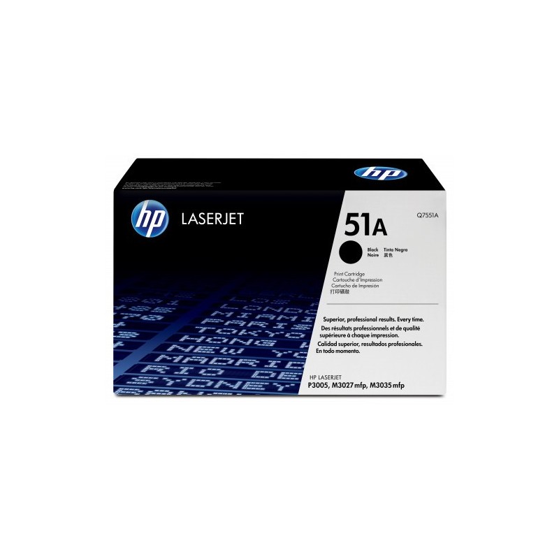 HP 51A TONER HP51A NEGRO Q7551A