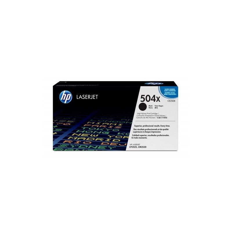 HP 504X TONER HP504X NEGRO CE250X