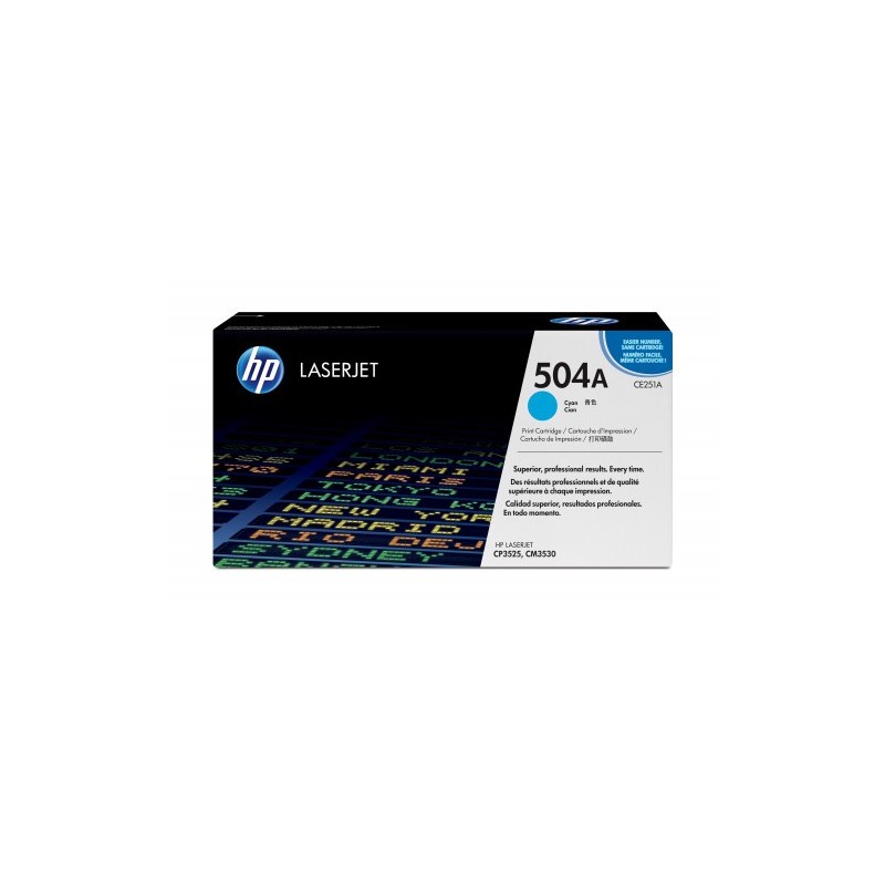 HP 504A TONER HP504A CIAN CE251A