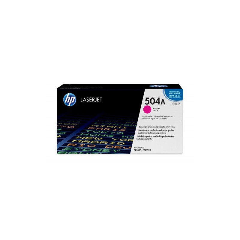 HP 504A TONER HP504A MAGENTA CE253A