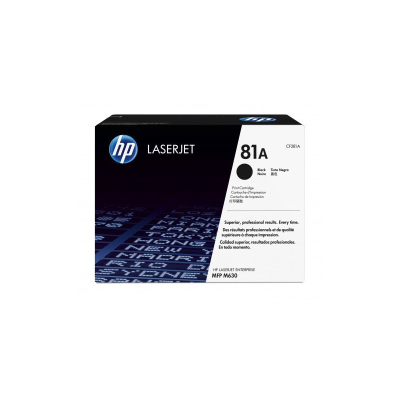 HP 81A TONER HP81A NEGRO CF281A