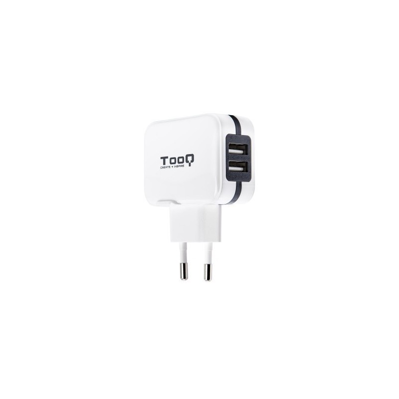 TOOQ CARGADOR PARED USB BLANCO TQWC 1S02WT