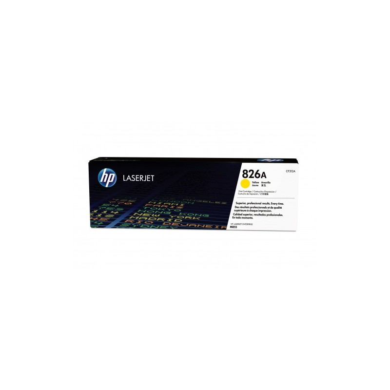 HP 826A TONER HP826A AMARILLO CF312A