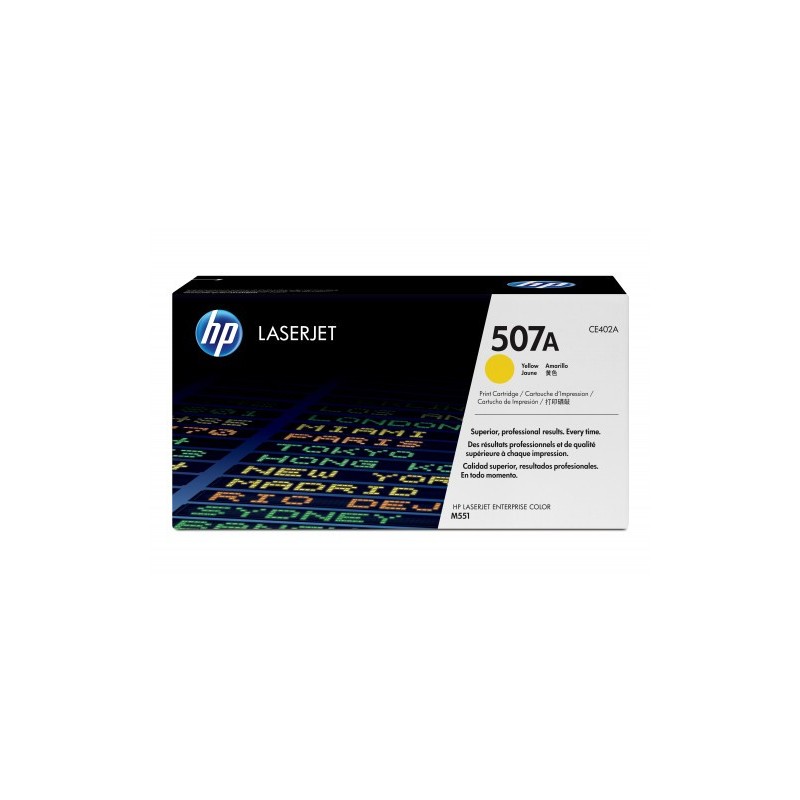 HP 507A TONER HP507A AMARILLO CE402A