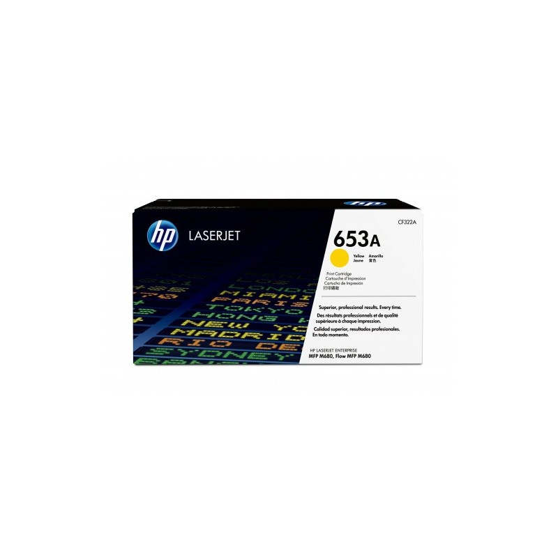 HP 653A TONER HP653A AMARILLO CF322A