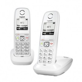 Gigaset AS405 Duo Telefono DECT Blanco