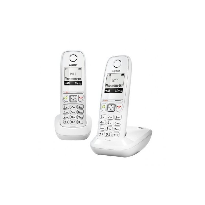 Gigaset AS405 Duo Telefono DECT Blanco