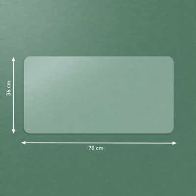 ALFOMBRILLA DE SOBREMESA 70 X 36 CM TRANSPARENTE LEITZ 53810003