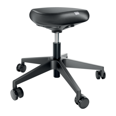 TABURETE LEITZ ERGO CON RUEDAS COLOR NEGRO KENSINGTON 65780095
