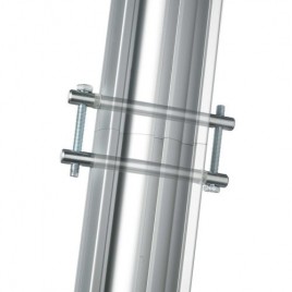 VOGELS GAMA PROFESIONAL ACCESORIOS CONNECT IT PUA 9503 CONNECT IT LARGE POLE COUPLER PLATA PUA9503