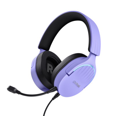 Trust GXT 490P FAYZO Auriculares Alambrico Diadema Juego USB tipo A Negro Purpura