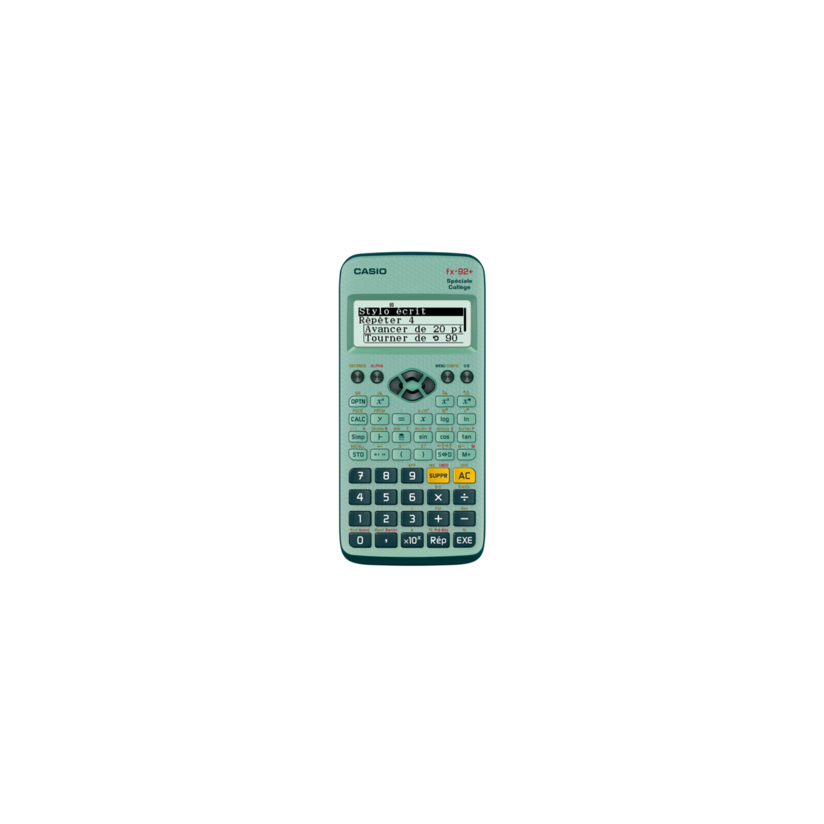 Casio FX 92 Special college calculadora Bolsillo Calculadora cientifica Verde