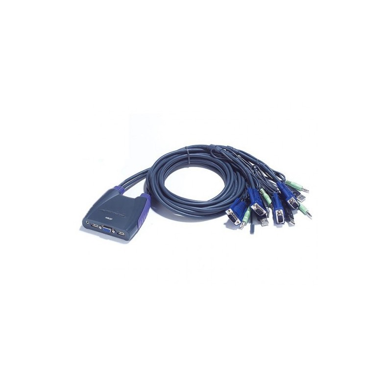 Aten CS64US interruptor KVM Azul