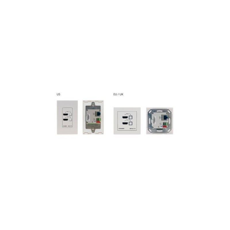 KRAMER SELECTOR AUTOMaTICO WALL PLATE 4K WP 211T EU 80 86W 20 804970590