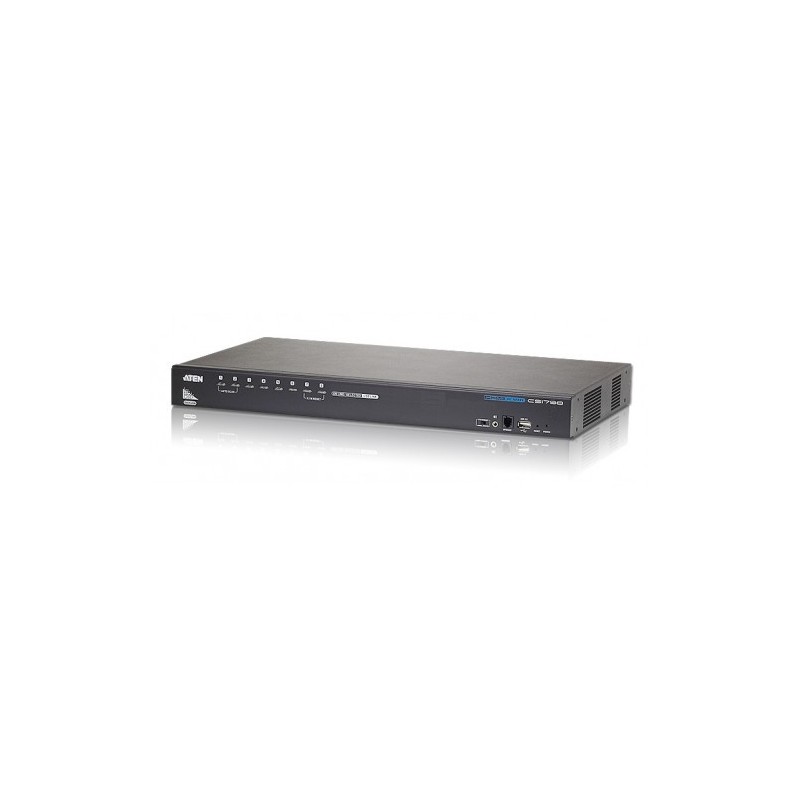 Aten CS1798 interruptor KVM Montaje en rack Negro