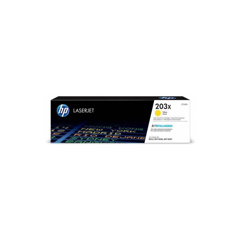 HP 203X TONER AMARILLO ALTA CAPACIDAD HP203X CF542X