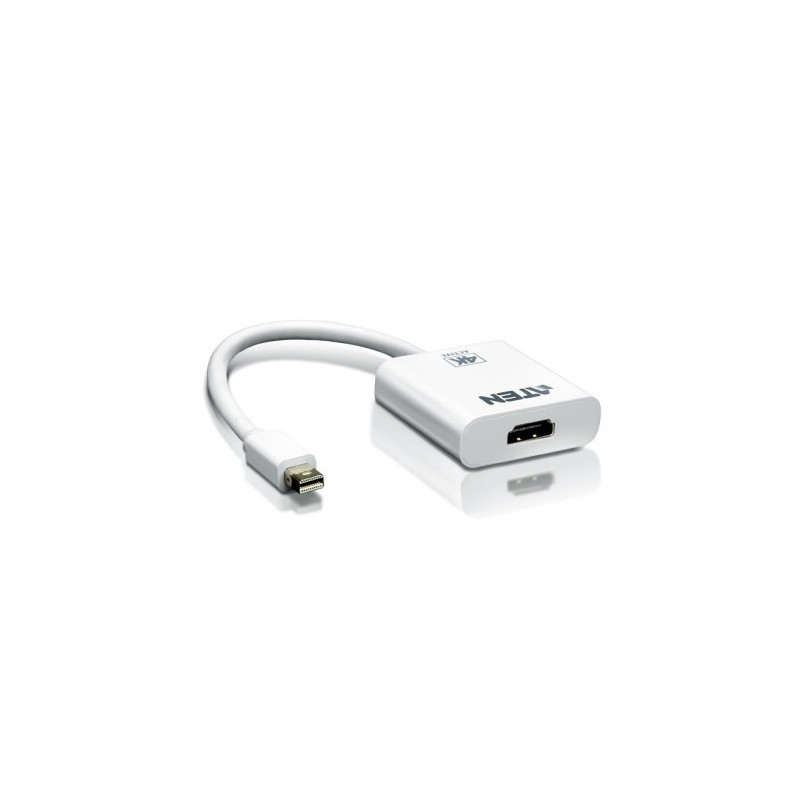 ATEN Adaptador activo de Mini DisplayPort a HDMI 4K