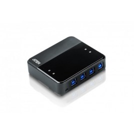 ATEN Switch de perifericos USB 32 Gen1 de 4 x 4 puertos