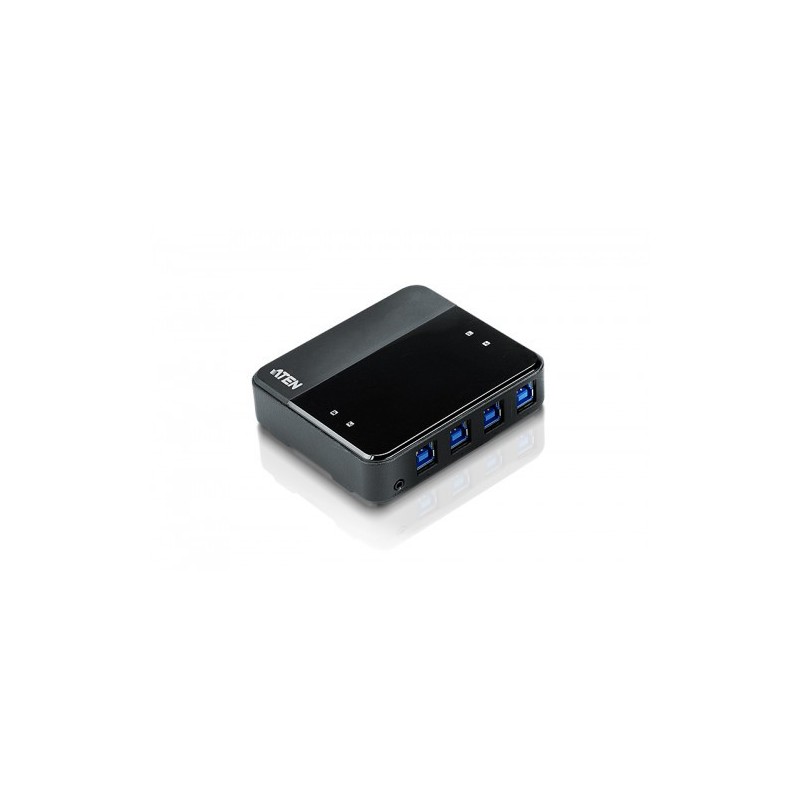 ATEN Switch de perifericos USB 32 Gen1 de 4 x 4 puertos