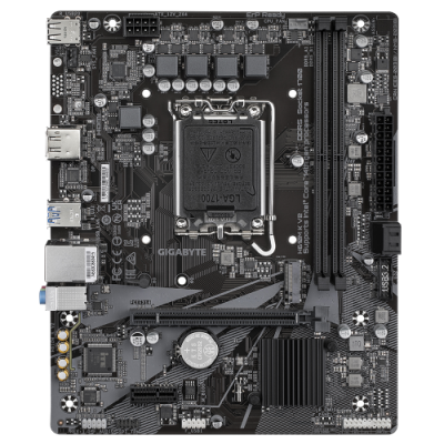 GIGABYTE H610M K V2 Placa base Procesadores Intel Core 14ª generacion hasta 5600 MHz DDR5 1xPCIe 30 M2 LAN 1GbE USB 32 Gen 1