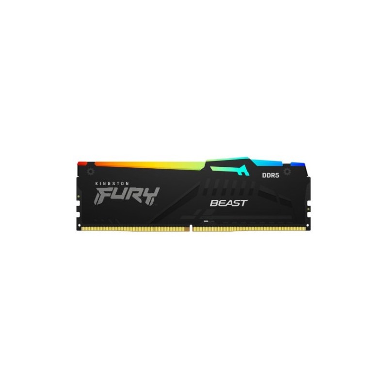 MEMORIA KINGSTON FURY BEAST RGB DDR5 32GB KIT2 5600MHZ CL40