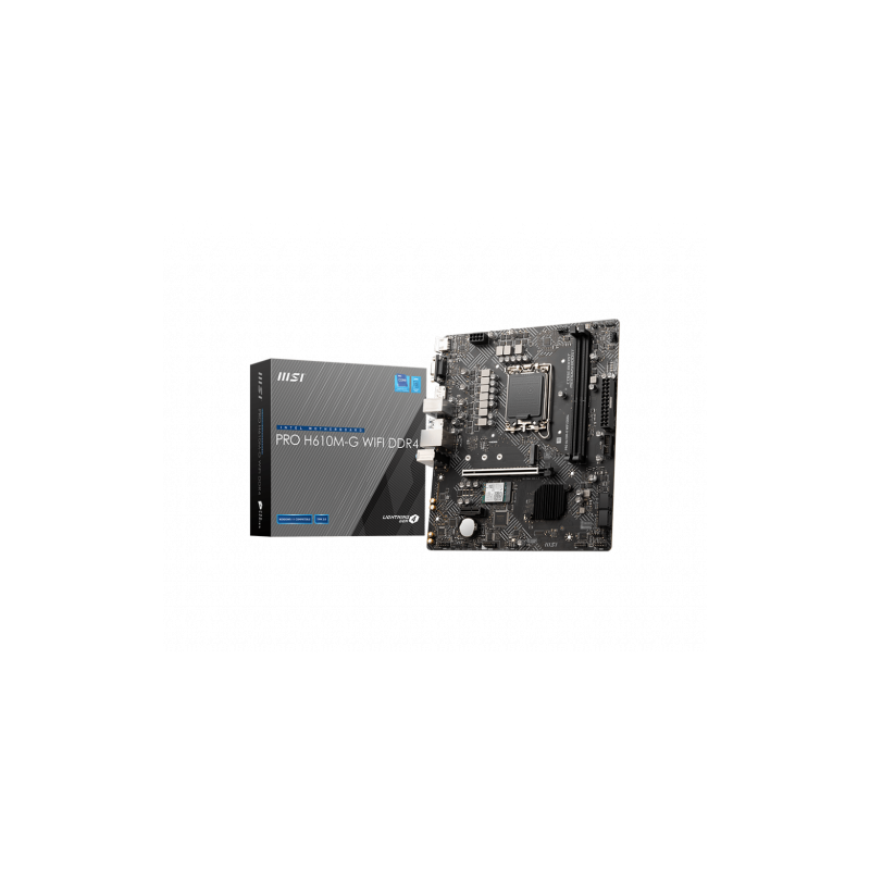 MSI PRO H610M G WIFI DDR4 placa base Intel H610 LGA 1700 micro ATX