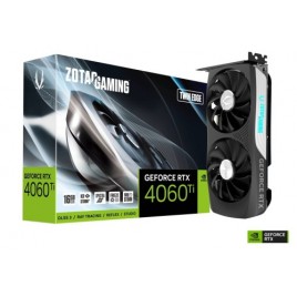 VGA ZOTAC RTX 4060 TI 16GB TWIN EDGENVRTX4060TIGDDR616GB128BITHDMI3DP2 VENTILADORES ZT D40620E 10M