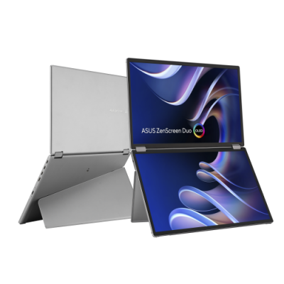 ASUS ZenScreen Duo OLED MQ149CD pantalla para PC 356 cm 14 1920 x 1200 Pixeles WUXGA Plata