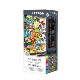 ESTUCHE ENROLLABLE DE TELA 24 UDS LYRA L6754240