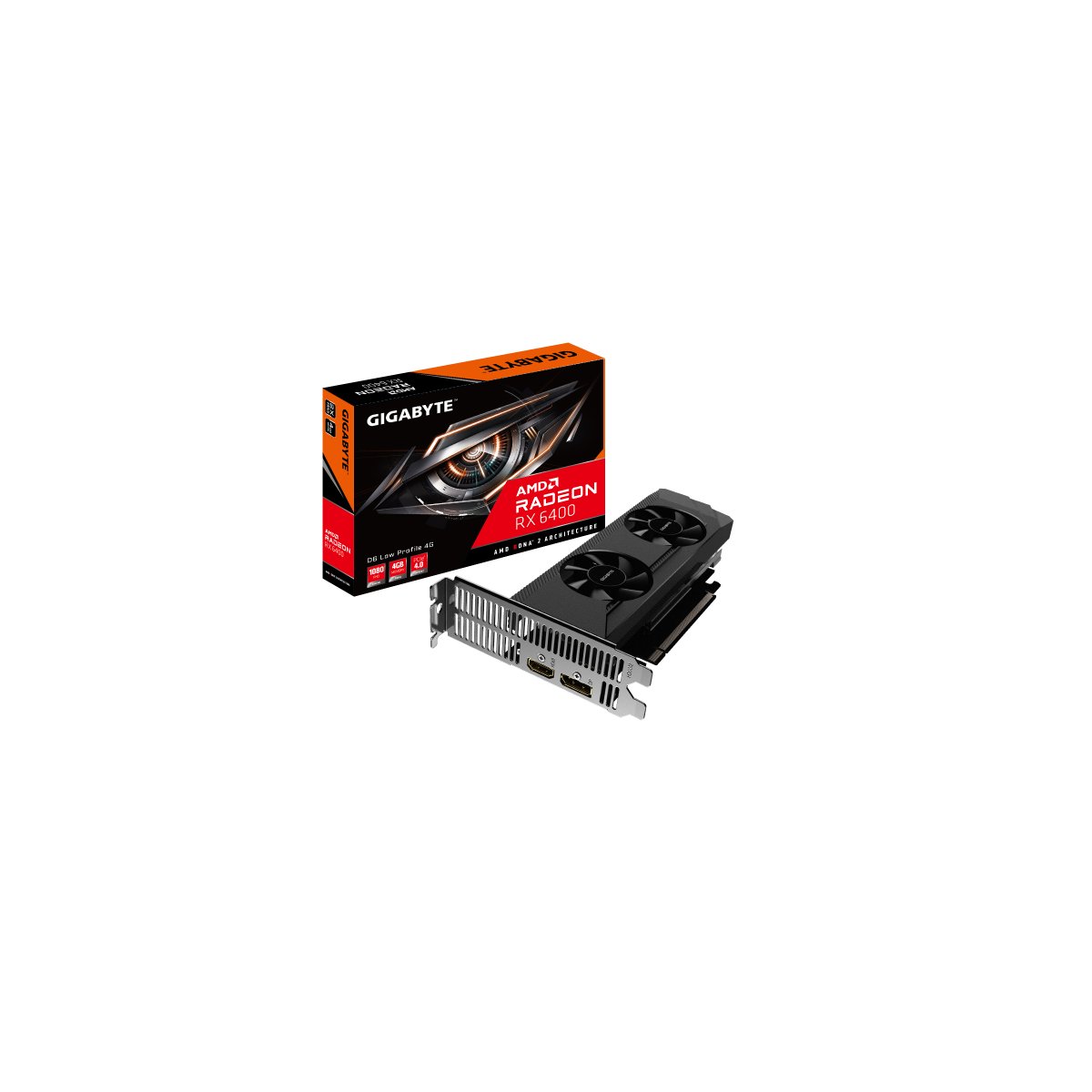 Gigabyte Radeon RX 6400 D6 LOW AMD 4 GB GDDR6