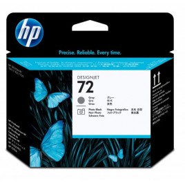 HP 72 CABEZAL DE IMPRESION GRIS Y NEGRO HP72 C9380A