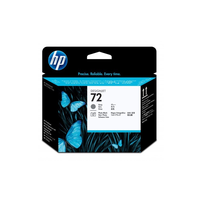 HP 72 CABEZAL DE IMPRESION GRIS Y NEGRO HP72 C9380A